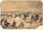 Winslow Homer, Skating in Central Park